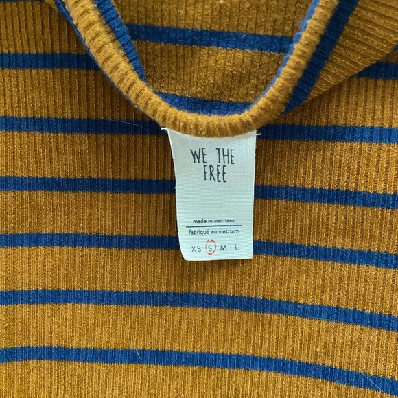 We the Free Striped Belle Sleeved top - Picture 3 of 3